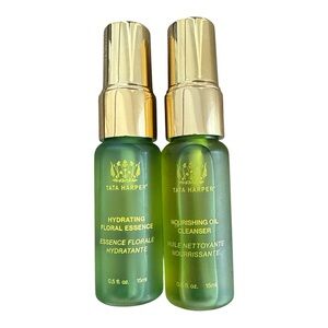 NEW Tata Harper Oil Cleanser and Hydrating floral essence bundle